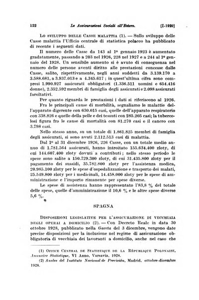 Le assicurazioni sociali pubblicazione della Cassa nazionale per le assicurazioni sociali