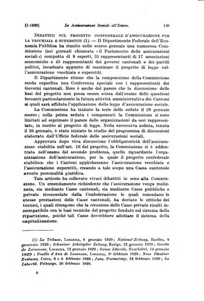 Le assicurazioni sociali pubblicazione della Cassa nazionale per le assicurazioni sociali