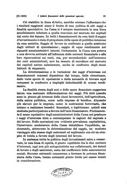 Le assicurazioni sociali pubblicazione della Cassa nazionale per le assicurazioni sociali