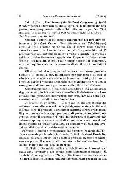 Le assicurazioni sociali pubblicazione della Cassa nazionale per le assicurazioni sociali