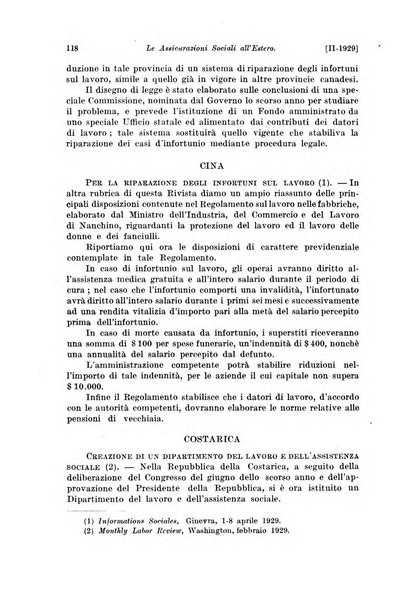 Le assicurazioni sociali pubblicazione della Cassa nazionale per le assicurazioni sociali