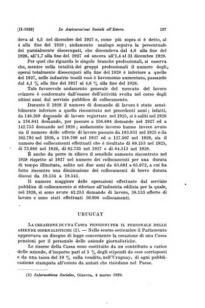 Le assicurazioni sociali pubblicazione della Cassa nazionale per le assicurazioni sociali