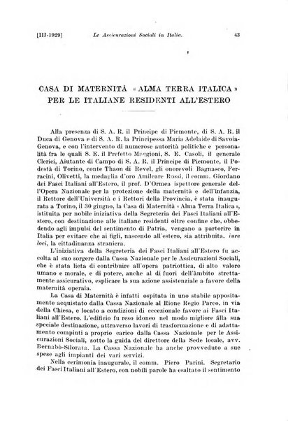 Le assicurazioni sociali pubblicazione della Cassa nazionale per le assicurazioni sociali