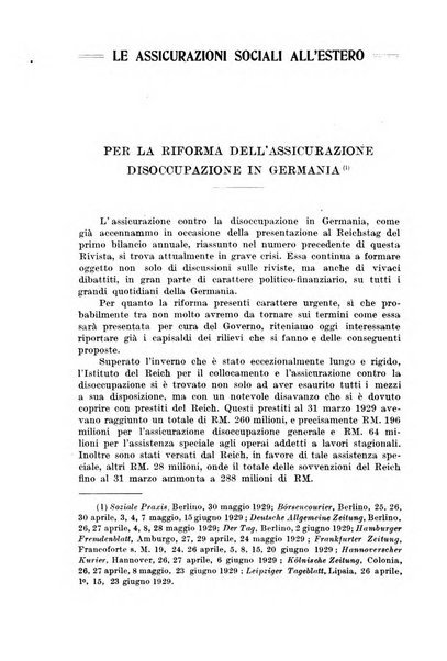 Le assicurazioni sociali pubblicazione della Cassa nazionale per le assicurazioni sociali