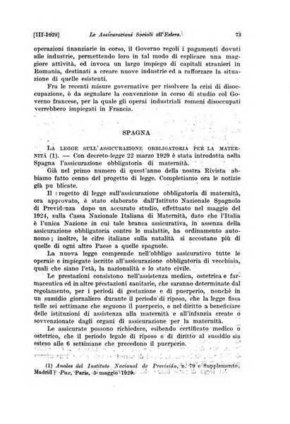 Le assicurazioni sociali pubblicazione della Cassa nazionale per le assicurazioni sociali