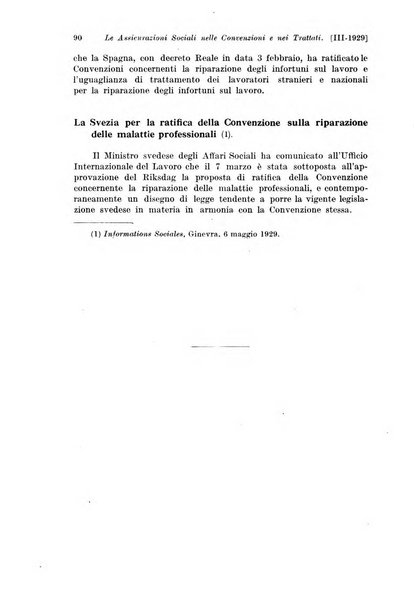 Le assicurazioni sociali pubblicazione della Cassa nazionale per le assicurazioni sociali