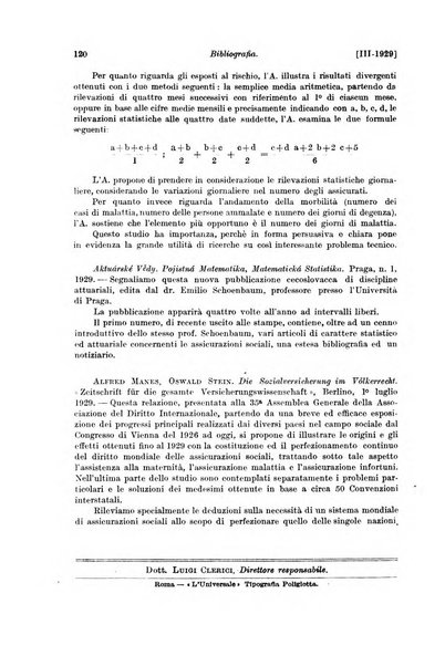 Le assicurazioni sociali pubblicazione della Cassa nazionale per le assicurazioni sociali