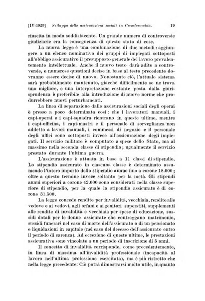 Le assicurazioni sociali pubblicazione della Cassa nazionale per le assicurazioni sociali