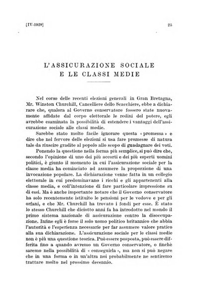 Le assicurazioni sociali pubblicazione della Cassa nazionale per le assicurazioni sociali