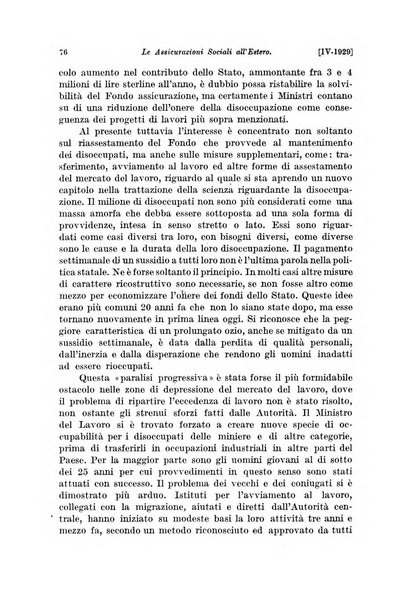 Le assicurazioni sociali pubblicazione della Cassa nazionale per le assicurazioni sociali