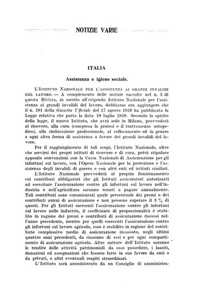 Le assicurazioni sociali pubblicazione della Cassa nazionale per le assicurazioni sociali