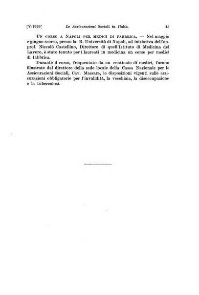 Le assicurazioni sociali pubblicazione della Cassa nazionale per le assicurazioni sociali