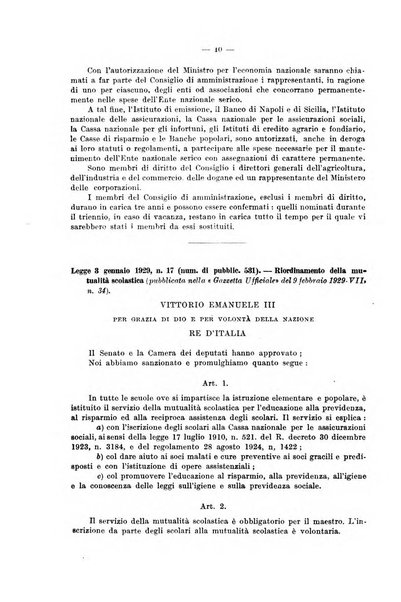 Le assicurazioni sociali pubblicazione della Cassa nazionale per le assicurazioni sociali