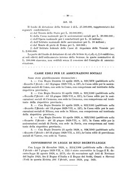 Le assicurazioni sociali pubblicazione della Cassa nazionale per le assicurazioni sociali