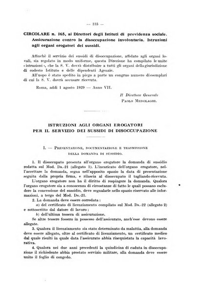 Le assicurazioni sociali pubblicazione della Cassa nazionale per le assicurazioni sociali