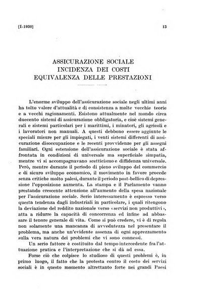 Le assicurazioni sociali pubblicazione della Cassa nazionale per le assicurazioni sociali