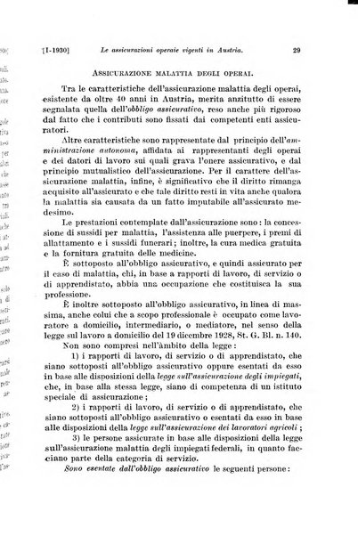 Le assicurazioni sociali pubblicazione della Cassa nazionale per le assicurazioni sociali