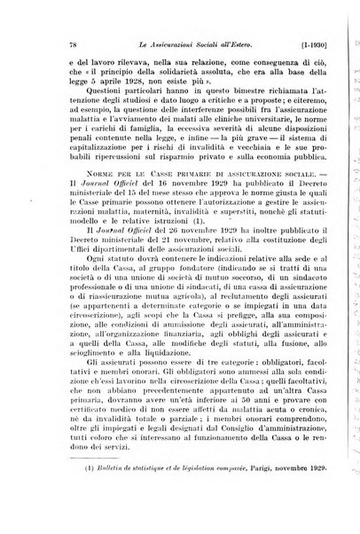 Le assicurazioni sociali pubblicazione della Cassa nazionale per le assicurazioni sociali