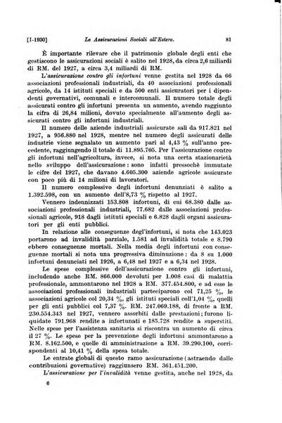 Le assicurazioni sociali pubblicazione della Cassa nazionale per le assicurazioni sociali