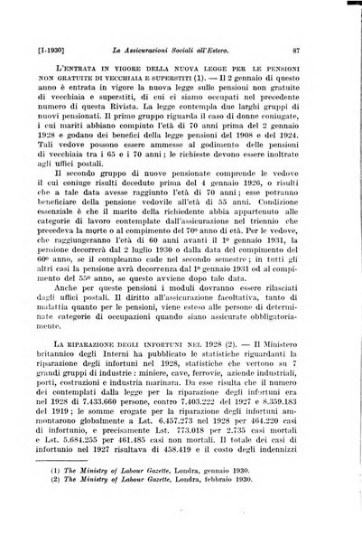 Le assicurazioni sociali pubblicazione della Cassa nazionale per le assicurazioni sociali