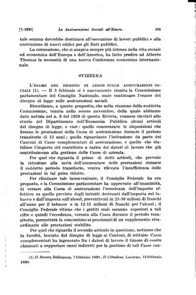 Le assicurazioni sociali pubblicazione della Cassa nazionale per le assicurazioni sociali