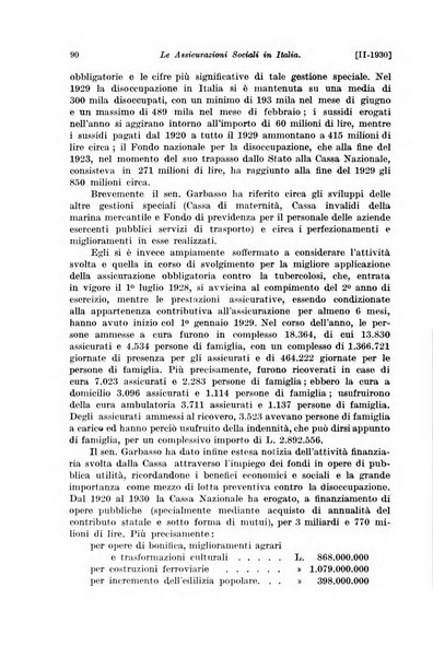 Le assicurazioni sociali pubblicazione della Cassa nazionale per le assicurazioni sociali