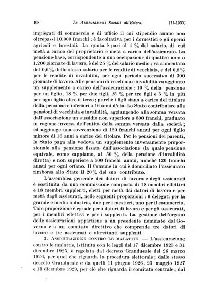 Le assicurazioni sociali pubblicazione della Cassa nazionale per le assicurazioni sociali