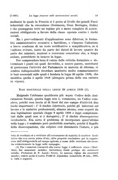 Le assicurazioni sociali pubblicazione della Cassa nazionale per le assicurazioni sociali