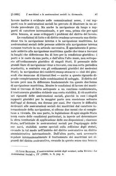 Le assicurazioni sociali pubblicazione della Cassa nazionale per le assicurazioni sociali