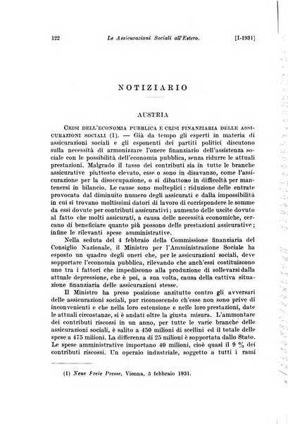 Le assicurazioni sociali pubblicazione della Cassa nazionale per le assicurazioni sociali