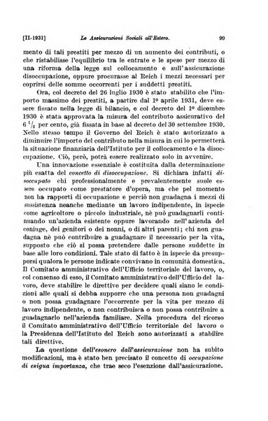 Le assicurazioni sociali pubblicazione della Cassa nazionale per le assicurazioni sociali