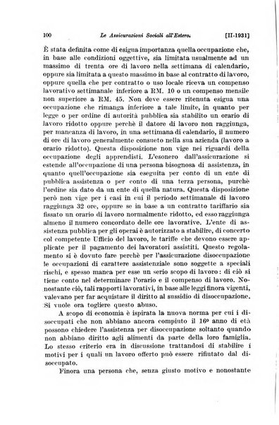 Le assicurazioni sociali pubblicazione della Cassa nazionale per le assicurazioni sociali