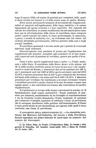 Le assicurazioni sociali pubblicazione della Cassa nazionale per le assicurazioni sociali