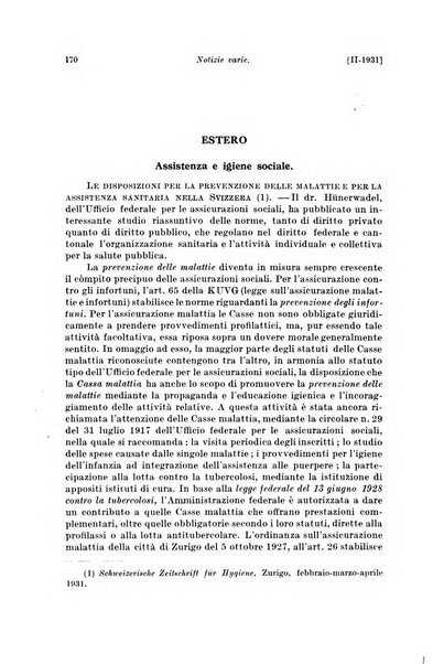 Le assicurazioni sociali pubblicazione della Cassa nazionale per le assicurazioni sociali