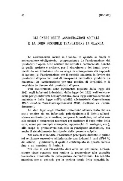 Le assicurazioni sociali pubblicazione della Cassa nazionale per le assicurazioni sociali