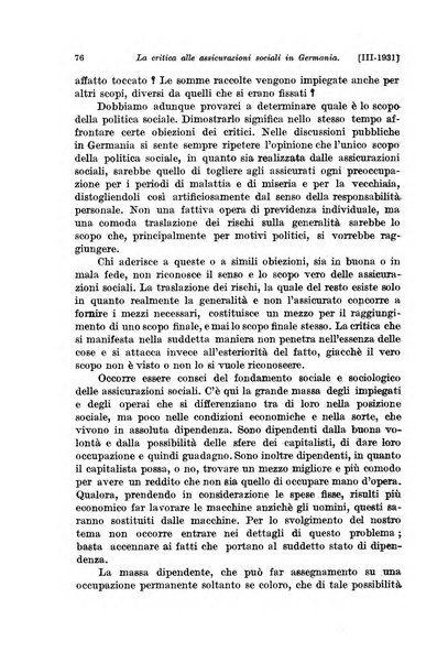 Le assicurazioni sociali pubblicazione della Cassa nazionale per le assicurazioni sociali