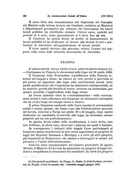 Le assicurazioni sociali pubblicazione della Cassa nazionale per le assicurazioni sociali