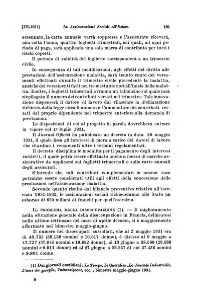 Le assicurazioni sociali pubblicazione della Cassa nazionale per le assicurazioni sociali