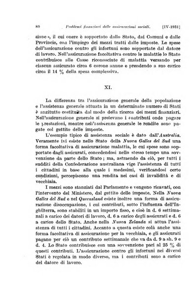 Le assicurazioni sociali pubblicazione della Cassa nazionale per le assicurazioni sociali