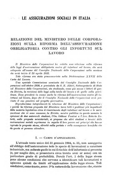 Le assicurazioni sociali pubblicazione della Cassa nazionale per le assicurazioni sociali