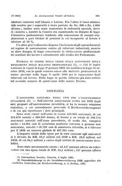 Le assicurazioni sociali pubblicazione della Cassa nazionale per le assicurazioni sociali