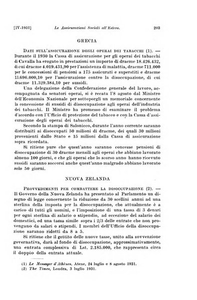 Le assicurazioni sociali pubblicazione della Cassa nazionale per le assicurazioni sociali