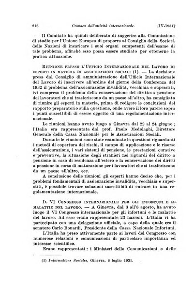 Le assicurazioni sociali pubblicazione della Cassa nazionale per le assicurazioni sociali