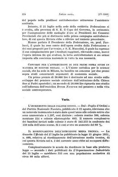 Le assicurazioni sociali pubblicazione della Cassa nazionale per le assicurazioni sociali