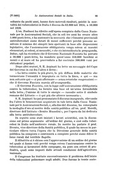 Le assicurazioni sociali pubblicazione della Cassa nazionale per le assicurazioni sociali