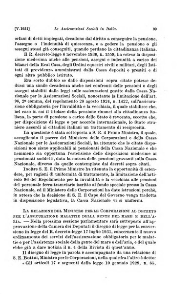 Le assicurazioni sociali pubblicazione della Cassa nazionale per le assicurazioni sociali