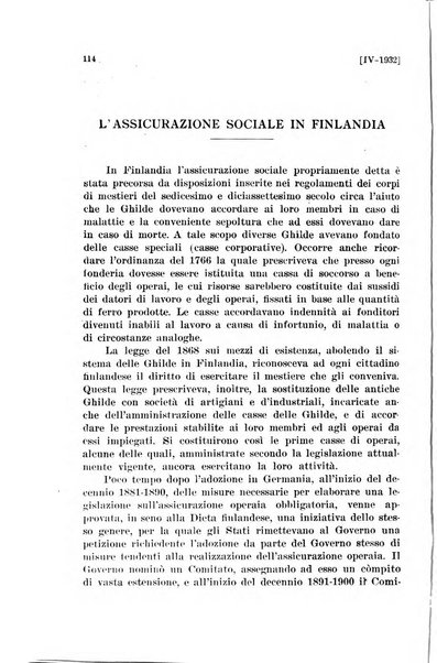 Le assicurazioni sociali pubblicazione della Cassa nazionale per le assicurazioni sociali