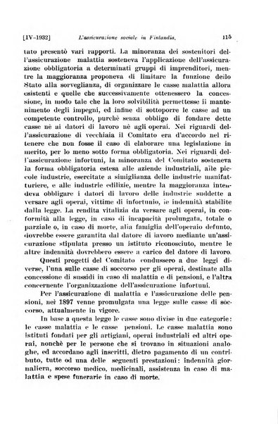 Le assicurazioni sociali pubblicazione della Cassa nazionale per le assicurazioni sociali