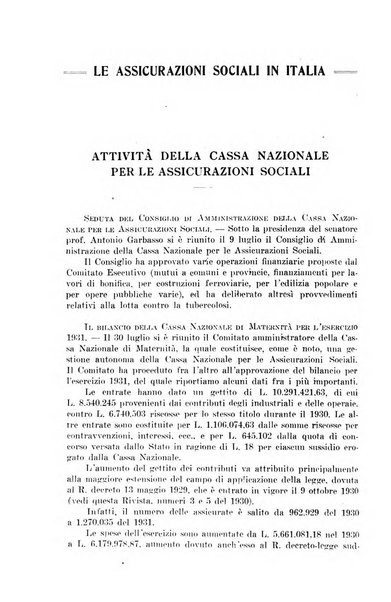 Le assicurazioni sociali pubblicazione della Cassa nazionale per le assicurazioni sociali