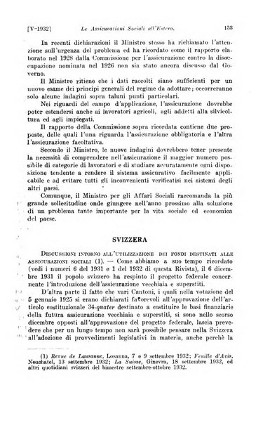 Le assicurazioni sociali pubblicazione della Cassa nazionale per le assicurazioni sociali